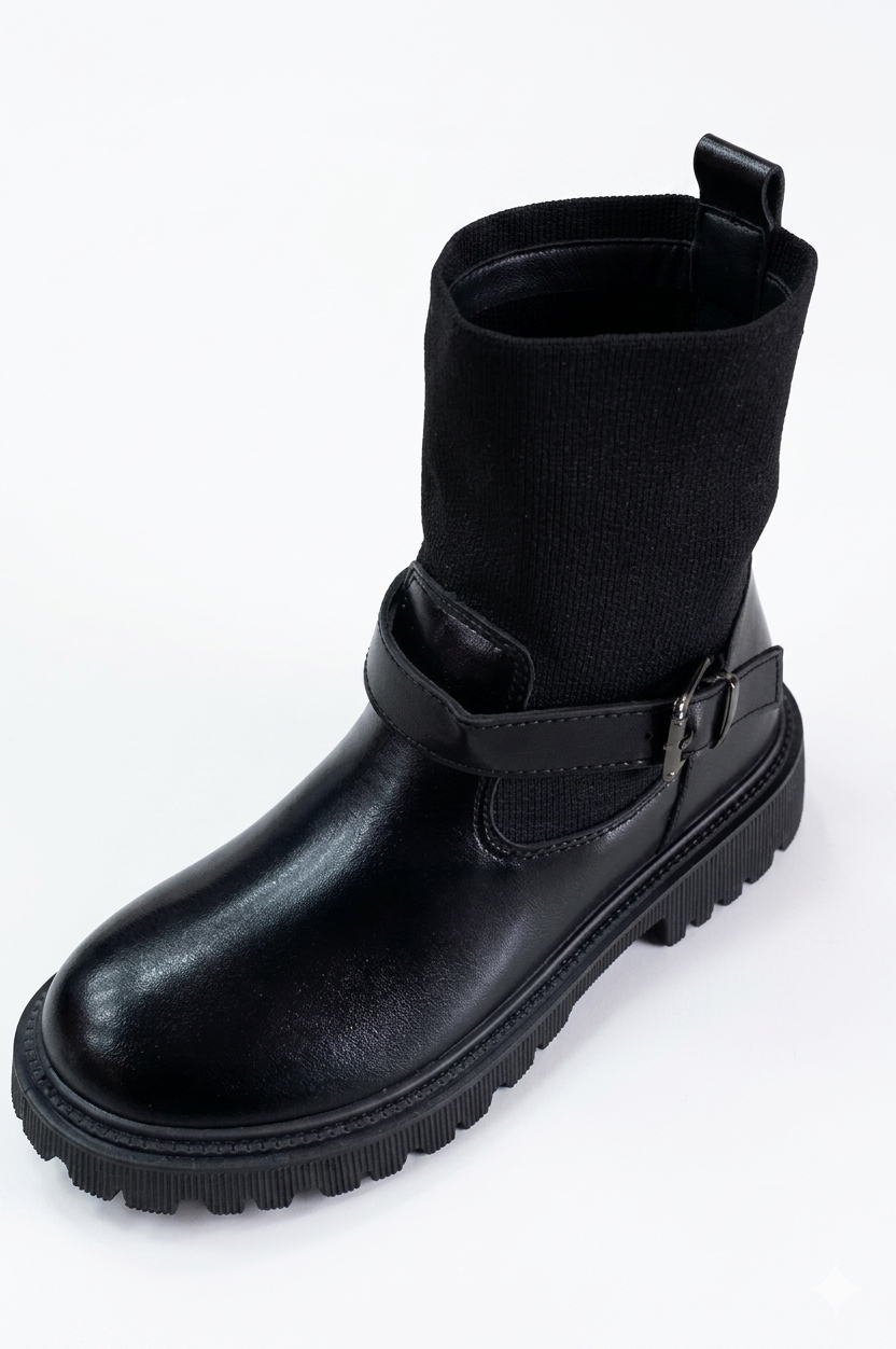 Chelsea Boot with Sock Detail (452)