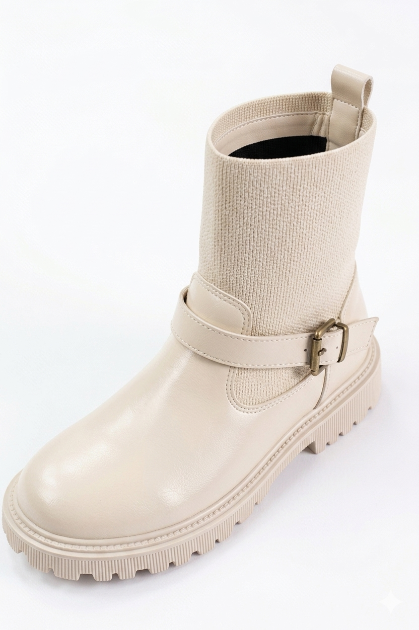 Chelsea Boot with Sock Detail (452)
