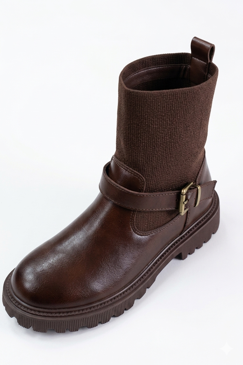 Chelsea Boot with Sock Detail (452)